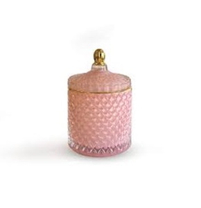 Bocaux de bougeoir en verre coloré personnalisés en fer moderne et en métal design fait à la main pour la décoration de la maison en boîte pour Pâques - Product Image 3