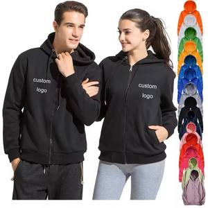 OEM poliéster/algodón polar cremallera sudaderas con capucha logotipo personalizado mejor calidad serigrafiado en relieve tela otoño personalizable hombres - Product Image 4