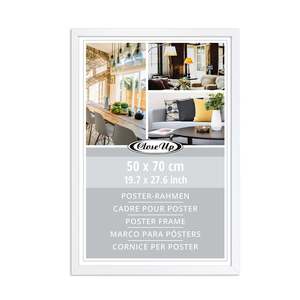 กรอบโปสเตอร์ไม้สีขาวทันสมัย ขนาด 50 x 70 ซม. ดีไซน์มีสไตล์ - Product Image 2