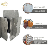 Cloison acoustique décorative en feutre, montage sans outil, 50*30cm, 9-15MM, configurations illimitées, forte isolation sonore