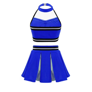 Nouveaux uniformes de cheerleading tendance, design gratuit, séchage rapide, vente en gros, personnalisés, brillants, de haute qualité, pour toutes les équipes. - Product Image 4