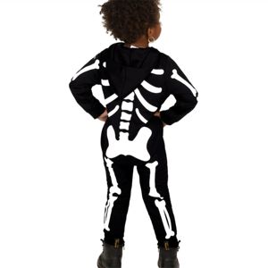 Costume squelette de haute qualité pour les tout-petits confortable et élégant parfait pour les fêtes et les événements d'Halloween - Product Image 6