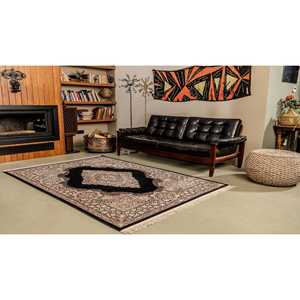 IS007 Ensemble de tapis de luxe soyeux multicolore doux texturé longue durée - Product Image 3