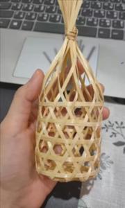 Caja de regalo tejida de bambú hecha a mano, cesta pequeña ecológica para boda, cumpleaños, fiesta de Navidad, embalaje de recuerdo - Product Image 3