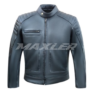 Blouson en cuir pour moto, vêtements de moto pour homme, vêtements de motocross, combinaison de course, vêtements de moto, blouson en cuir de locomotive - Product Image 1