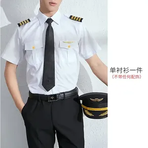 Uniformes de azafata y piloto personalizados de manga completa de alta calidad, uniforme de aerolínea al por mayor, servicio ODM y OEM disponible - Product Image 2