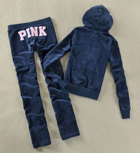 Conjunto Deportivo Leocor de Lujo para Mujer, Invierno, Transpirable, 100% Algodón, Felpa, con Estampado de Letras, Sudadera con Capucha y Pantalones, Tallas Grandes - Product Image 5