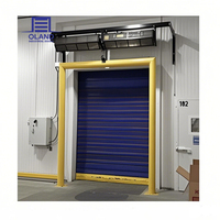 Portes à Enroulement Industrielles à Grande Vitesse pour Chambres Froides, Idéales pour Usines de Transformation des Produits de la Mer ou Entrepôts