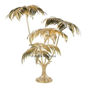 Aspecto atractivo, chapado en oro de alta calidad, hojas hechas de Metal de primera calidad, diseñador, lámparas de Mesa para el hogar y el Hotel, decoración para sala de estar - Product Image 1