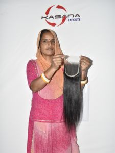 Extensiones de Cabello Humano 4x4 HD Closure, Cabello Indio 100% Natural de Templo, Color Natural, Cutícula Alineada, Procesado, Onda Profunda, Venta al Por Mayor - Product Image 4