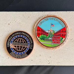 Tùy Chỉnh Tiền Xu Vuông Nhà Sản Xuất Mềm Men UV In Ấn 3D Hộp Quà Tặng Chủ Brass Tùy Chỉnh Thách Thức Đồng Xu Cho Bộ Sưu Tập - Product Image 4