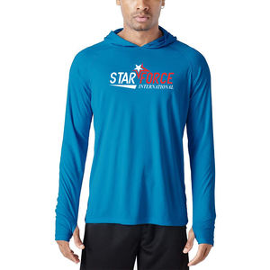 Protector contra sarpullidos con rejillas de ventilación, protección solar impermeable, camisa de pesca de rendimiento, camisa de manga larga bloqueadora solar UPF50 - Product Image 1