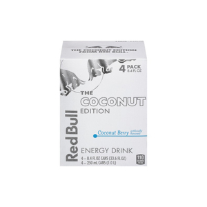 Paquete de 24 Bebidas Energéticas de Coco y Bayas, 8.4 Onzas Líquidas, Sin Azúcar, Empaque en Caja, Aditivos de Ginseng y Taurina, Coco, 2 Años - Product Image 3