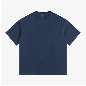 Camiseta extragrande Unisex personalizada 100% algodón transpirable aspecto lavado estilo envejecido sólido Primavera/Verano Casual tejido Unisex - Product Image 4