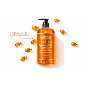 Huile de vitamine E 20 000 UI, huile naturelle pure pressée à froid à 100 % pour la peau, le visage, les cicatrices, les cheveux, le cuir chevelu et les ongles - Product Image 6