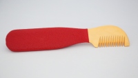 Couteau à démêler Flamia & Jabz pour chien, couteau à carder pour peigne à poils de terrier, peignes en acier inoxydable pour renard, chat, chien, cheval, peigne en bois
