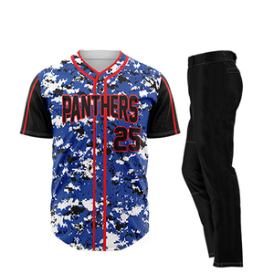 Premium Quality Custom <b>Baseball</b> Uniform <b>Set</b> Plus Size 100% Polyester Breathable Anti-Bacterial Quick Dry Lightweight Sports Wear - Product Image 6