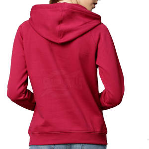 2024 logotipo personalizado ligero mujeres sudaderas con capucha de invierno estilo Casual posición frontal Logo tela de lona al por mayor de Pakistán - Product Image 3