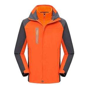 Chaqueta impermeable cortavientos con cremallera para exteriores para hombre de talla grande, chaquetas cortavientos personalizadas de diseñador Softshell para hombre - Product Image 5