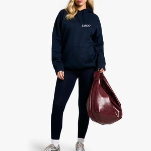 Prix de gros – Survêtement décontracté et tendance pour femme, avec logo personnalisé, design streetwear, couleur unie, collection 2026 - Product Image 1