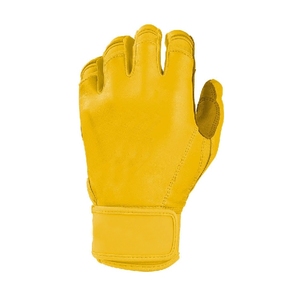 Gants de frappe de baseball professionnels en cuir à fermeture à sangle main à doigt complet - Product Image 2