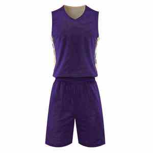 Uniforme de Baloncesto Personalizado de Manga Corta, Reversible, Transpirable, de Secado Rápido, Unisex, Conjuntos de Tallas Grandes, Ropa Deportiva - Product Image 6