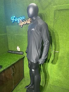 Customized Men's T-Shirts Blank Design With logo 1/4 Zip top Loose fit Casual 100% Cotton <strong>Printed</strong> Long Sleeve T-Shirt <strong>for</strong> Men - Product Image 3