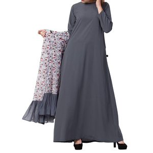 High Quality Women's Long Sleeve Islamic Clothing Ladies Abaya-Traditional Modest <b>Dress</b> <b>for</b> Muslim Women - Product Image 6