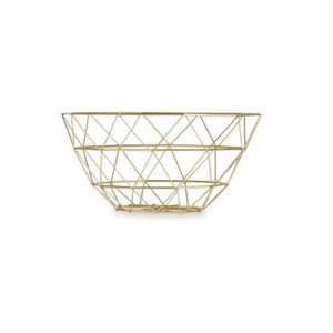 Forme incurvée attrayante couleur or Rose panier de fruits Design élégant panier décoratif support de panier de stockage de fruits à bas prix - Product Image 4