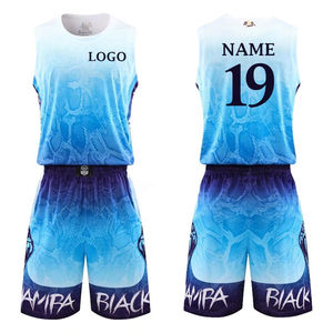 Uniformes de basket-ball personnalisés de haute qualité en gros 100% polyester bonne qualité nouvelle conception OEM uniformes de basket-ball à séchage rapide - Product Image 2