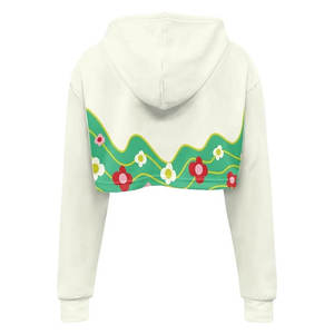 Sudadera Corta con Capucha para Mujer, Invierno, Manga Larga, Hombros Caídos, 100% Algodón, Ecológica, Secado Rápido, Venta al Por Mayor - Product Image 6