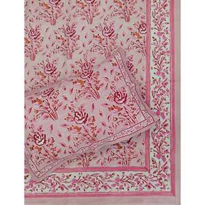 Classic Floral Pattern Percale Cotton King-Size Double Bedsheet Pillow Covers 100% Cotton 3-Piece Set for Home Use <b>Comforters</b> - Product Image 1