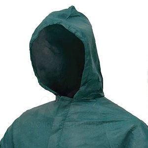 Traje de Lluvia Personalizado con Logotipo, Ligero, para Hombre, de Primera Calidad, Poliéster/Nailon, Mangas Largas, Transpirable, Impermeable, con Cierre en el Pecho - Product Image 3