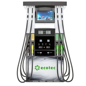 Équipement de station-service ECOTEC Nouvelle série Distributeur de carburant Station-service Pompe à carburant avec 6 buses