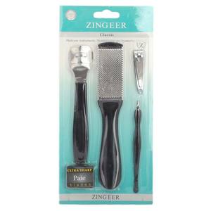 Ensemble de manucure et pédicure 4 pièces (D315) - Noir - Product Image 3