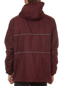 Veste de sport coupe-vent tendance pour homme, double fermeture éclair, coupe ample, surdimensionnée, couleur marron, veste coupe-vent décontractée - Product Image 5