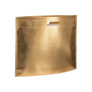Borse Shopper in TNT Metallizzato Personalizzate con Manici Corti, Gadget Promozionali su Misura - Product Image 1
