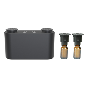 Cnus x4twin Đài phát thanh-hình dạng bạc đen màu xanh lá cây màu kép vòi phun ứng dụng/cảm ứng nút điều khiển tinh khiết hương thơm dầu không khí khuếch tán - Product Image 1