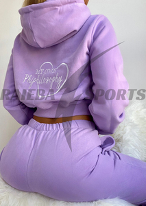 Woman's Designer Trending Tracksuit <b>Set</b> 100% Comfortable Cotton <b>Plus</b> <b>Size</b> Girls <b>Jogger</b> <b>Sets</b> Baggy Style Hoodies Trouser <b>Sets</b> - Product Image 2
