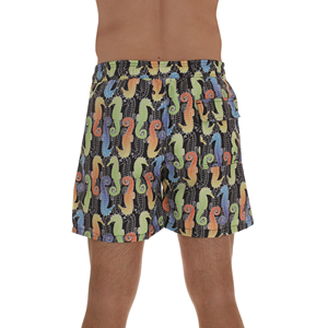 Short de sport à séchage rapide pour hommes avec logo personnalisé OEM Short de sport tout imprimé en maille pour le fitness et l'athlétisme Style décontracté en dentelle - Product Image 3