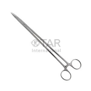 Caja portagujas Blalock de alta calidad, pinzas quirúrgicas rectas de 185mm, abrazadera hemostática de acero inoxidable, instrumentos médicos - Product Image 1