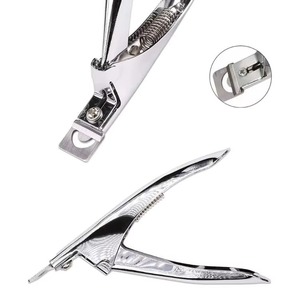 Cortauñas Profesional de Acero Inoxidable con Cuchilla Curva para Uñas Acrílicas, Cortador de Uñas Postizas para Dedos, Uñas de Gel Acrílico Artificiales de Salón - Product Image 3