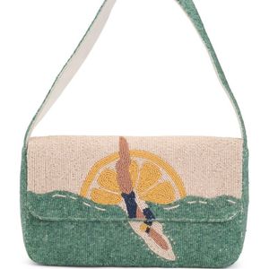 Monedero de algodón bordado con correa de hombro desmontable - Product Image 5