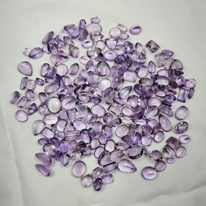 พลอยอเมทิสต์แบบเหลี่ยมเพชรพลอยธรรมชาติพลอยสีม่วงตัดหินอเมทิสต์พลอยหลวมคุณภาพดี