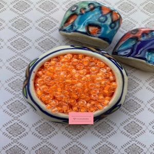 Perles multicolores Perles de verre pour bracelets Demi cristal Rondelle Bijoux en cristal Loose Lampwork Color Feature Easy Chart - Product Image 4