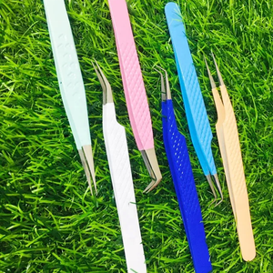 แหนบต่อขนตาแหนบปลายแหลมทำจากสเตนเลสสั่งทำฉลากได้ตามต้องการ - Product Image 3