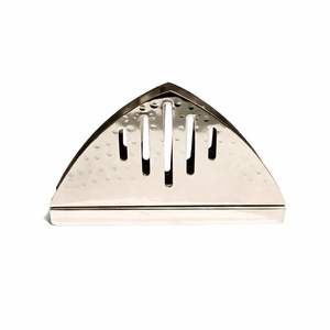 ที่ใส่ผ้าเช็ดปากสแตนเลสระดับพรีเมียม ดีไซน์สามเหลี่ยมทันสมัย โครงสร้างแข็งแรง ฐานมั่นคง เหมาะสำหรับบาร์ คาเฟ่ ร้านอาหาร - Product Image 1