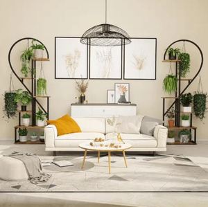 Best Selling Multi Tier Metal <b>Plant</b> Stand Unique Half Heart Shape <b>Plant</b> Stands for Outdoor Indoor Home Garden Balcony - Product Image 4