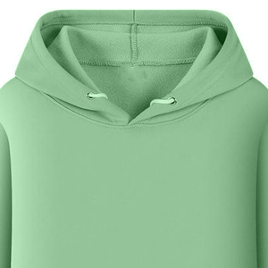 Sudadera con capucha OEM al por mayor para hombre, talla grande, con cremallera completa, logotipo personalizado, para hombre y mujer, de algodón/poliéster, forro polar, ecológica - Product Image 2
