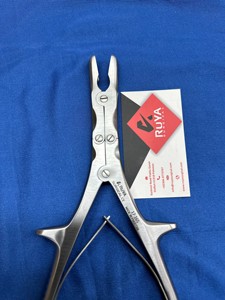 Chirurgie osseuse chirurgicale Acier inoxydable Stille-Ruskin Bone Rongeur 240mm Double Action Sharp Tip Instruments orthopédiques CE ISO - Product Image 5